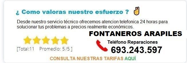 Fontanero Arapiles precio